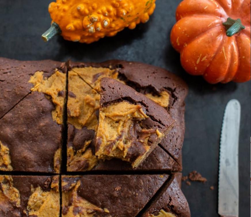 Pumpkin Spice Brownie