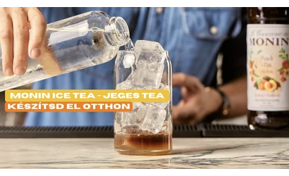 Unod a drága, nehéz PET-palackos jegesteát? – Készítsd el otthon Monin Ice Tea sziruppal!