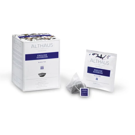 Althaus Klasszikus Indiai és ceyloni fekete tea (English Breakfast St. Andrews) 15x2,75g