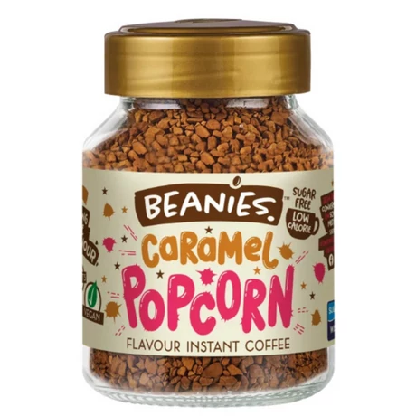Beanies Caramel Popcorn – karamellás popcorn ízű instant kávé 50 g