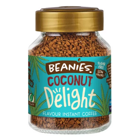 Beanies Coconut Delight – kókuszos ízű instant kávé 50 g