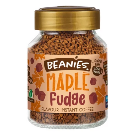 Beanies Maple Fudge – juharszirup & vajkaramella ízű instant kávé 50 g