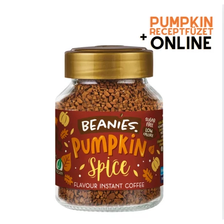 Beanies Pumpkin Spice – fűszeres sütőtök ízű instant kávé 50 g