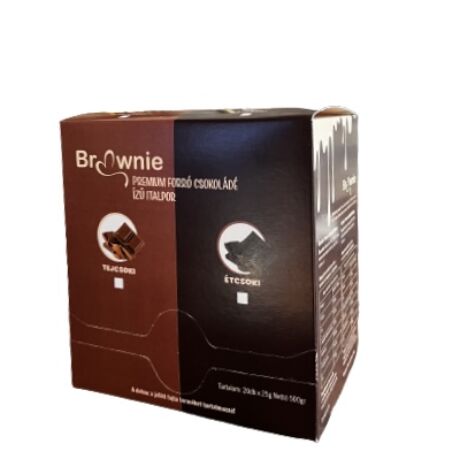 Brownie - Forró fehércsokoládé ízű italpor 20 adag