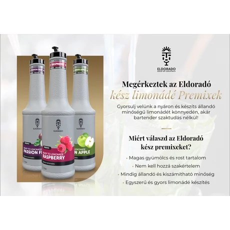 Eldorado Kész Limonádé alap Premix Mangó 1 l