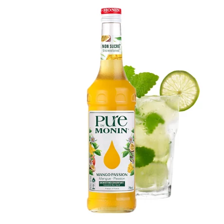 MONIN PURE Mangó-Maracuja (Mango-Passion) KONCENTRÁTUM 0,7 l