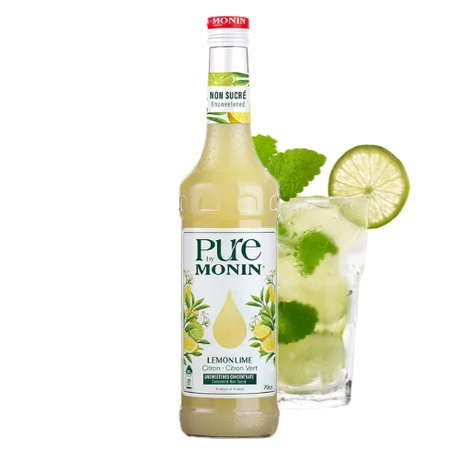 MONIN PURE Citrom-Lime (Lemon-Lime) KONCENTRÁTUM 0,7 l