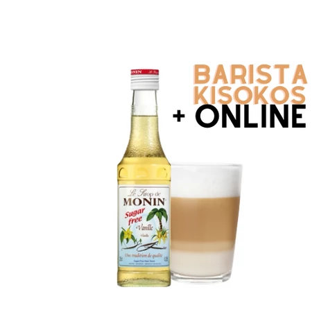 Monin Cukormentes Vanilia szirup