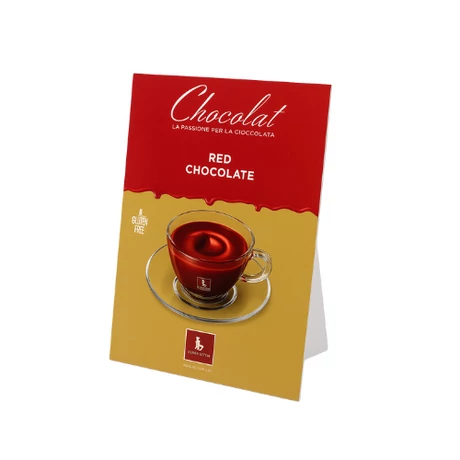 Antico Eremo A4-es kínáló kártya – Red forrócsoki