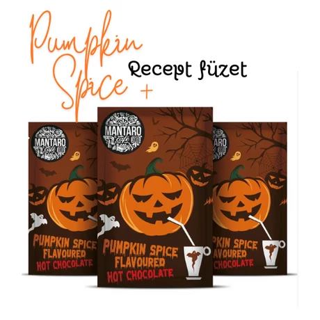 Mantaro - Pumpkin spice ízű forrócsokoládé italpor 1 adag (fűszeres tök)