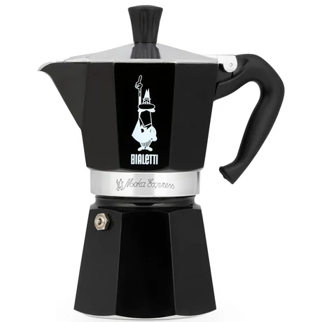 Bialetti moka express kotyogós kávéfőző 6 adag, fekete