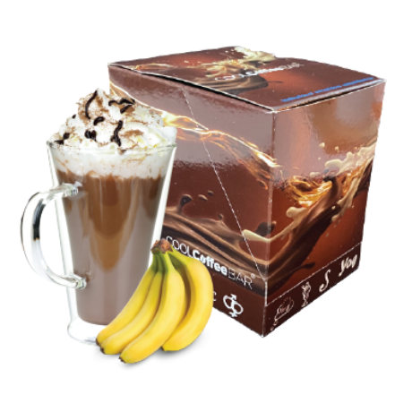 COOLCoffeeBAR - Banános forró csokoládé ízű italpor 10 adag