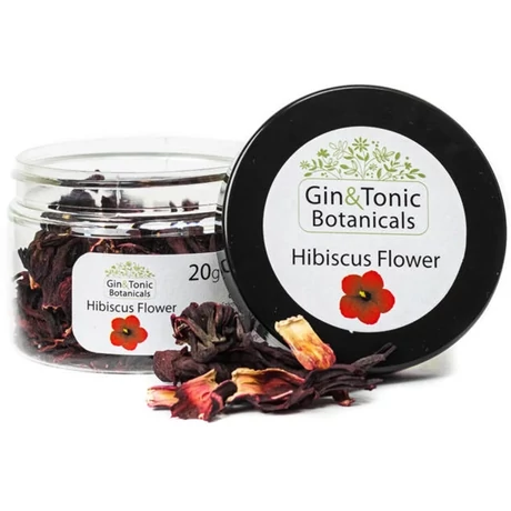 Gin Tonic botanicals kis tégelyben, hibiszkusz virág 20gr