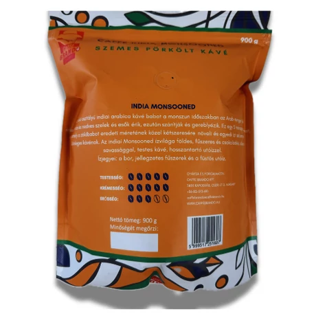 Caffe Speciality India Monsooned szemes kávé 900gr