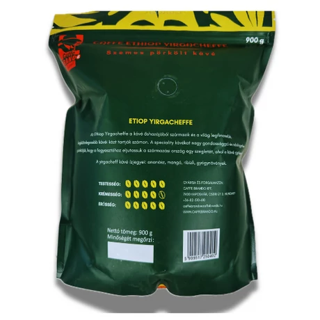 Caffe Speciality Ethiop Yirgacheffe szemes kávé 900gr