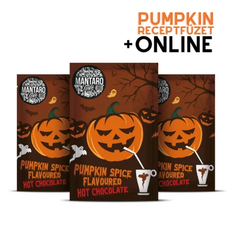 Mantaro - Pumpkin spice ízű forrócsokoládé italpor 1 adag (fűszeres tök)
