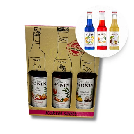 Monin Mocktail - koktél szirup szett 
