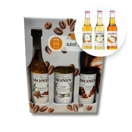 Monin kávé szirup szett 