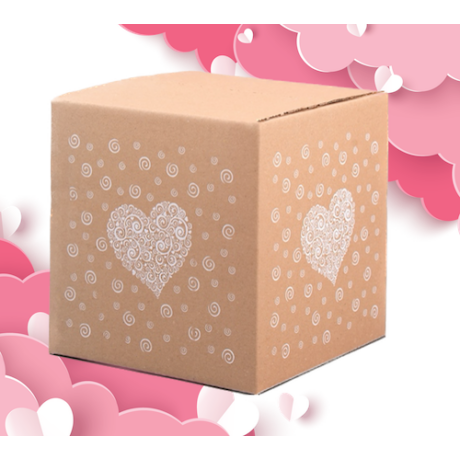 Ruby és Matcha VEGYES doboz valentin napi díszcsomagolásban - Forrócsokoládé ízű italpor 40 tasak
