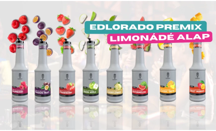 Eldorado Premix szirup – Kész limonádéalap, citrusfacsarás nélkül