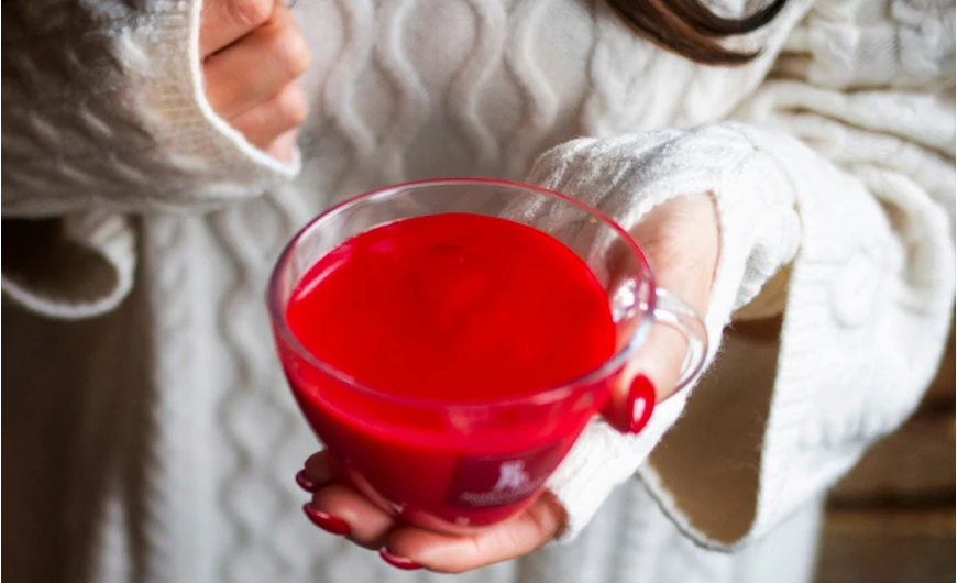 Red Velvet Forrócsokoládé