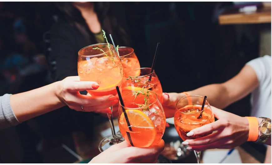 Aperol Spritz Mocktail